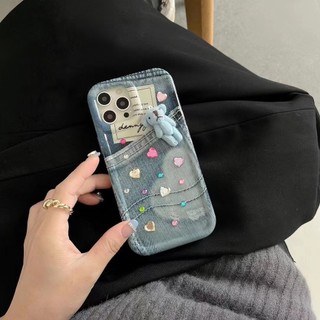 Ốp Điện Thoại In Gấu Hoạt Hình Cho iPhone 11 12 12pro 12promax 13 13pro 13promax 14 14pro 14promax