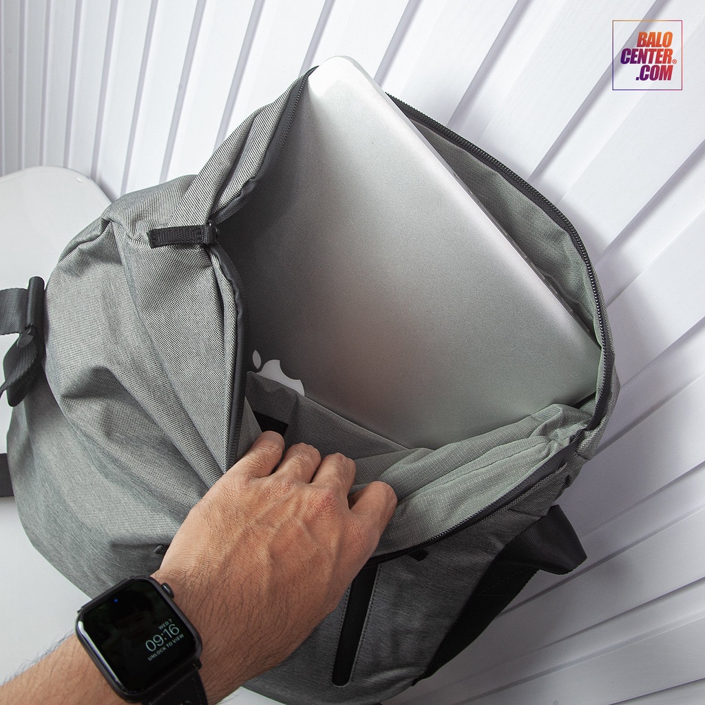 Túi Đeo Chéo Nam - Túi Đựng Laptop Chống Sốc, Thời Trang Basic Cartinoe Laptop 15" Freeman Bag Grey