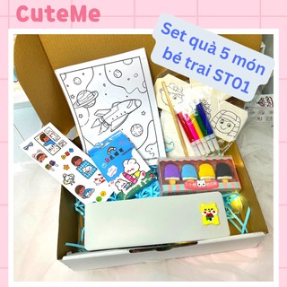 Set quà cho bé CuteMe set quà tặng khen thưởng cho bé ST01 (bé trai)