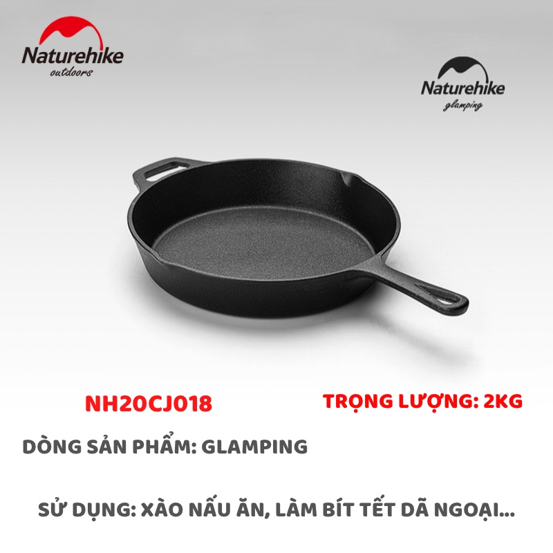 CHẢO GANG NẤU ĂN KHI ĐI DÃ NGOẠI CẮM TRẠI NATUREHIKE NH20CJ018