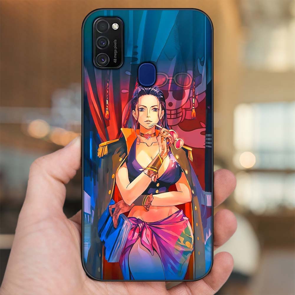 Ốp lưng Samsung M21, M30S viền đen in hình Nico Robin One Piece Đảo Hải Tặc