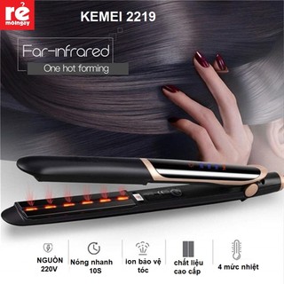 Máy kẹp, duỗi, ép tóc,uốn cúp xoăn lọn đa năng kemei mk-2219. kemei 329