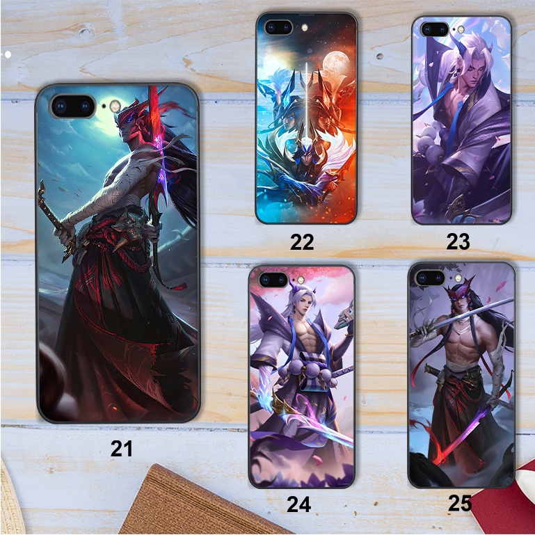 Ốp Iphone 7 / 8 plus in hình tướng yone liên minh huyền thoại