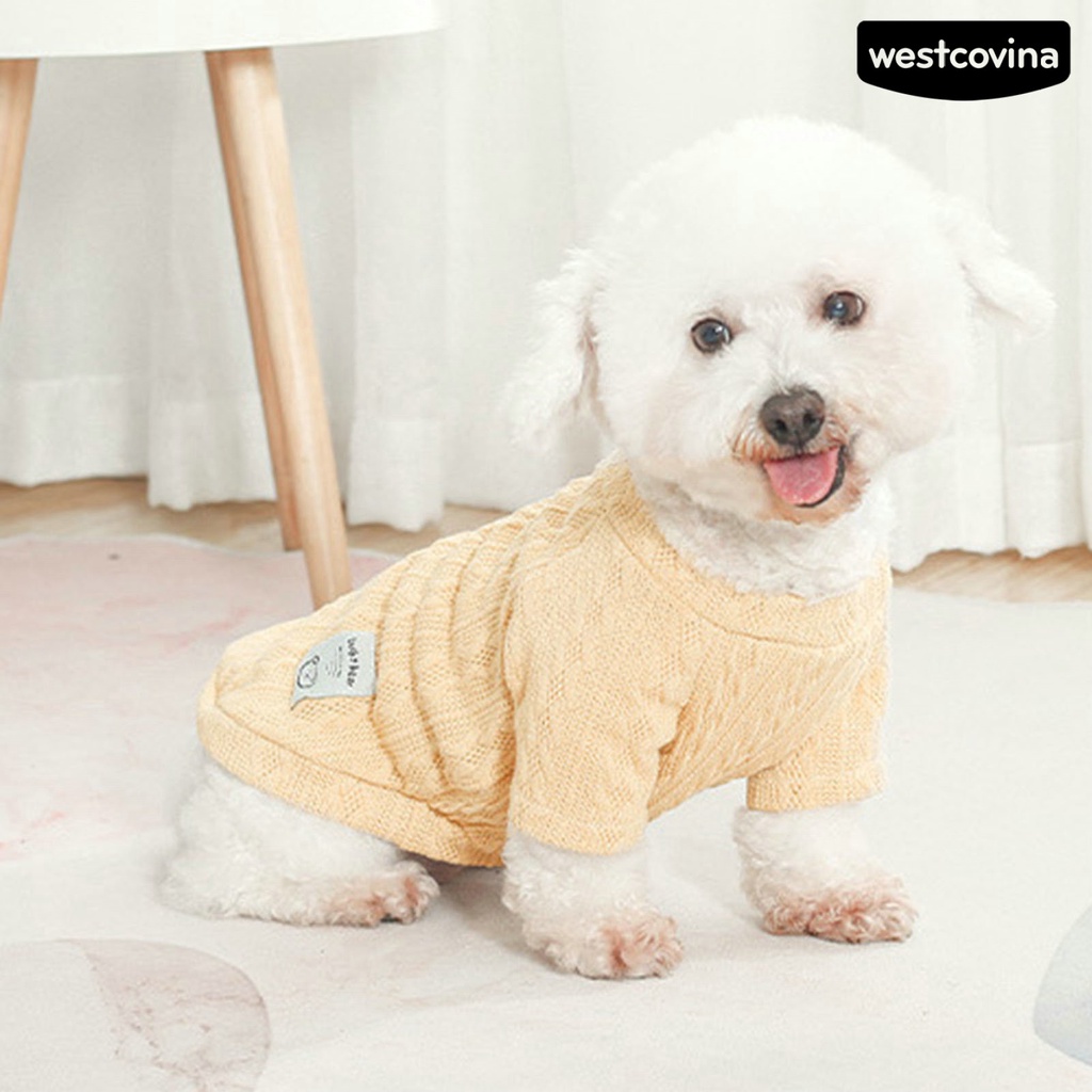 [COD]♘Áo Len Mềm Mại Co Giãn Thoải Mái Cho Thú Cưng