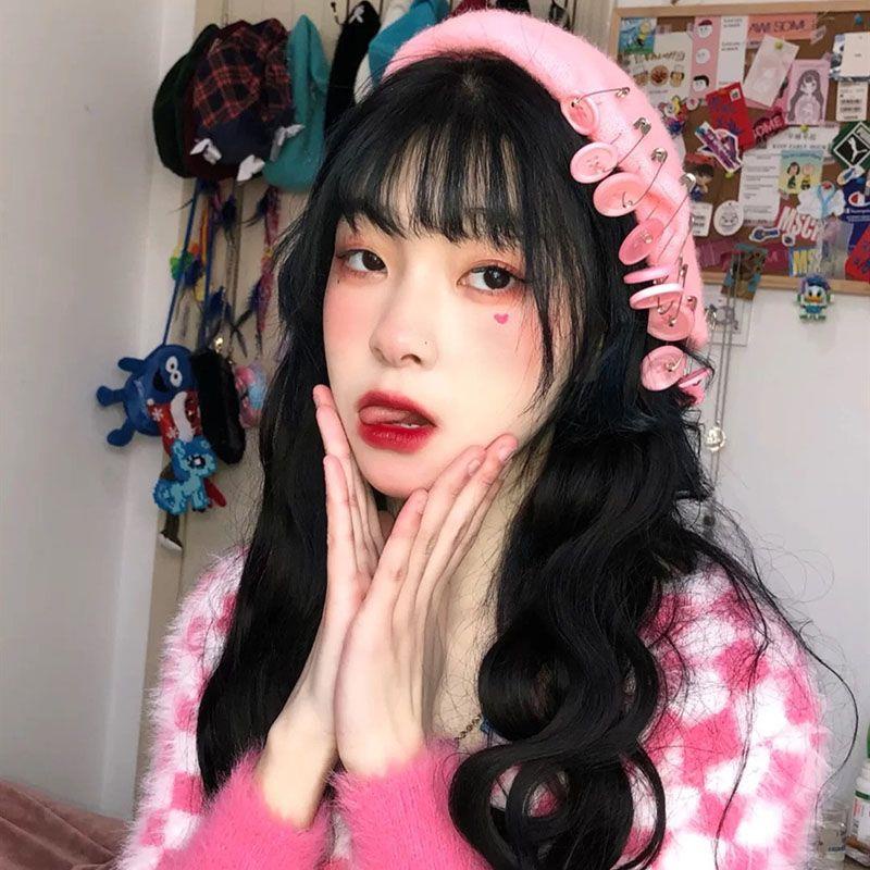 Mũ beret Len Màu Hồng Ngọt Ngào Thời Trang Thu Đông Nhật Hàn Cho Nữ