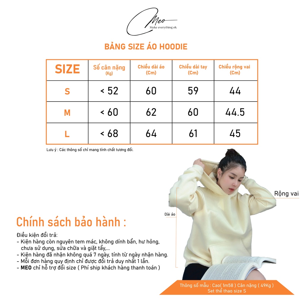 Áo Hoodie nữ nỉ bông cute | BigBuy360 - bigbuy360.vn