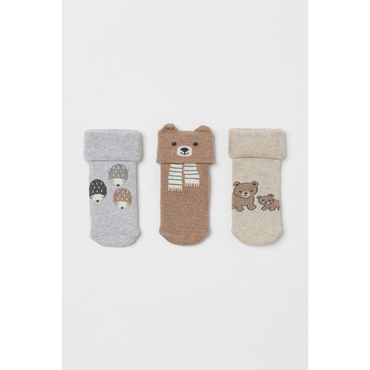 Set 3 đôi tất Hm Aut | Săn sale Hm uk