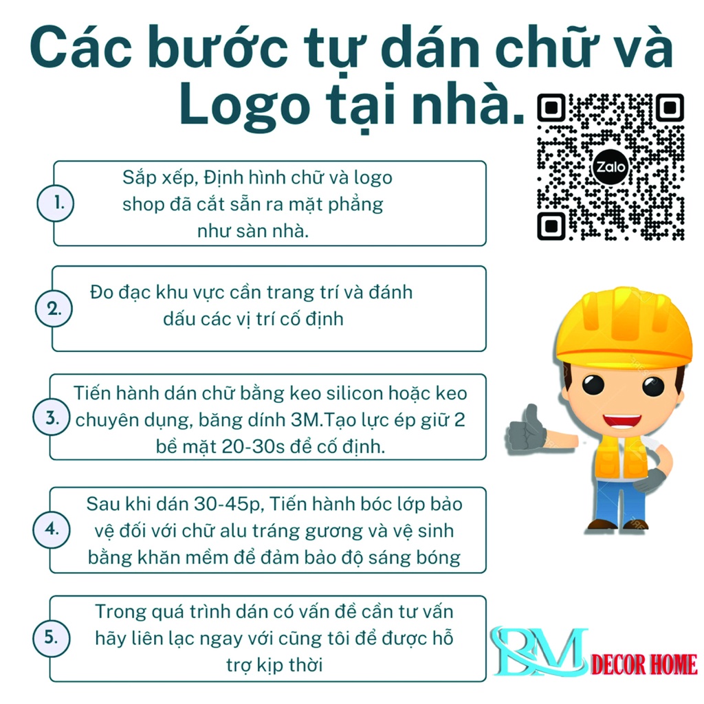 Gia Công Chữ,Logo Giá Rẻ.Chất Liệu Alu,Mica,Formex.Cắt Theo Yêu Cầu.BiMi.DecorHome