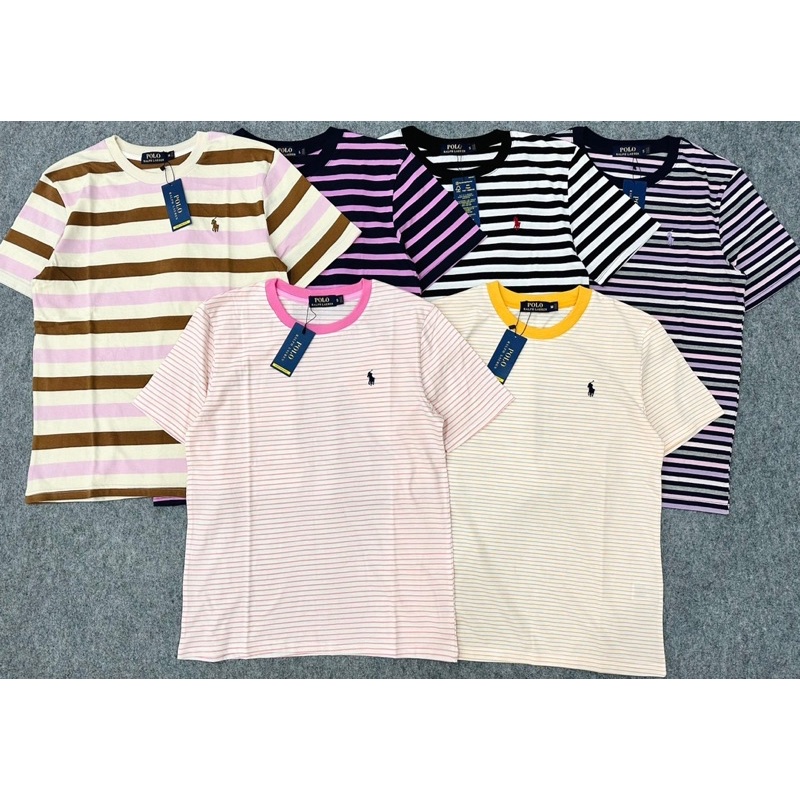 ÁO THUN SỌC TAY NGẮN