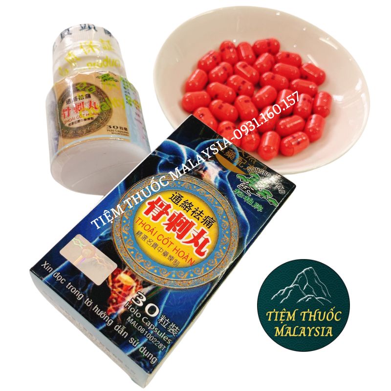Thoái Cốt Hoàn Malaysia Lọ 30 viên