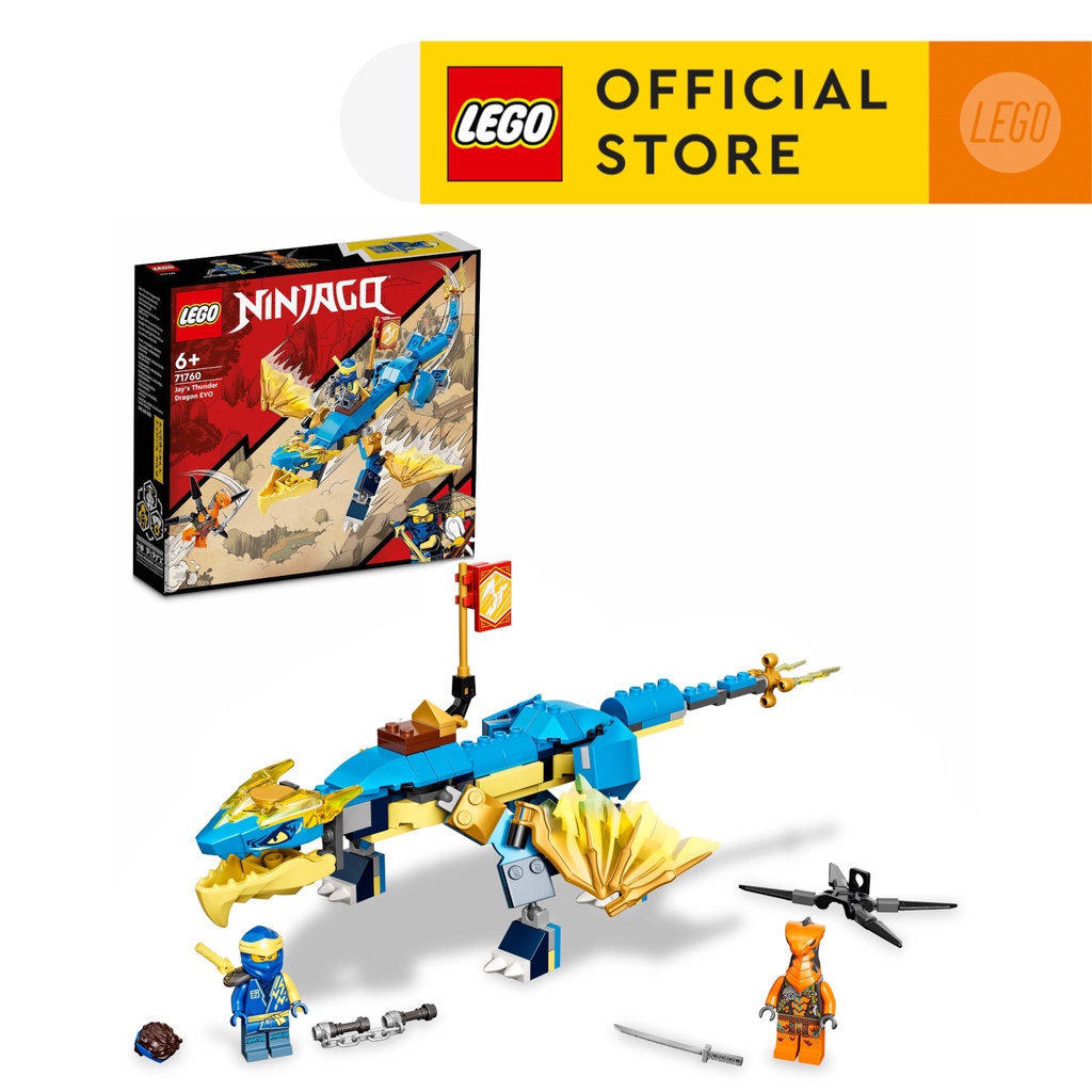 LIFEMC33BP1 -10% đơn 500K] LEGO Ninjago 71760 Rồng thần sấm sét của Jay  (140 chi tiết) | Shopee Việt Nam
