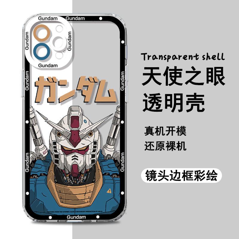 Ốp Điện Thoại Hình Đôi Mắt Thiên Thần Chống Va Chạm Cho iPhone 14 Pro Max 13 12 Mini 11 XS XR X 8 7 Plus 6S 6 SE