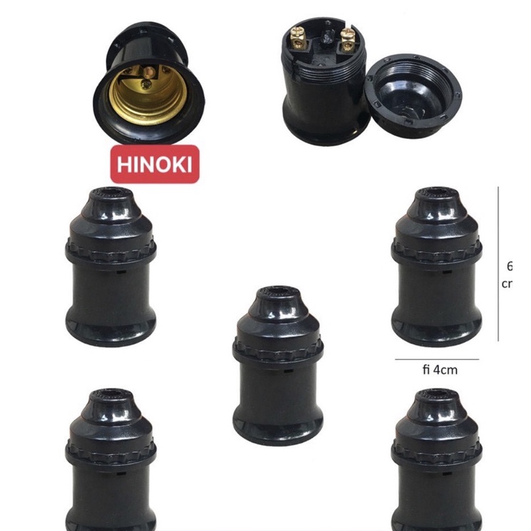 ĐUÔI BÓNG ĐÈN XOÁY TREO TRẮNG/ĐEN CHÍNH HÃNG - ĐUI XOÁY E27