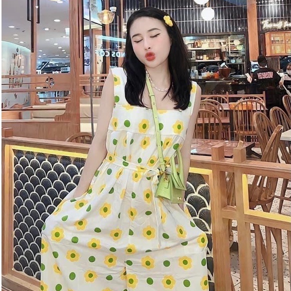 Jumpsuit Đồ Bay Dáng Rộng Màu Sắc Thời Trang Mùa Hè Cá Tính Thái Lan