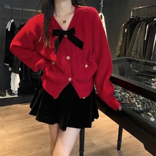 ÁO LEN ĐỎ NOEL DÁNG NGẮN ( order )