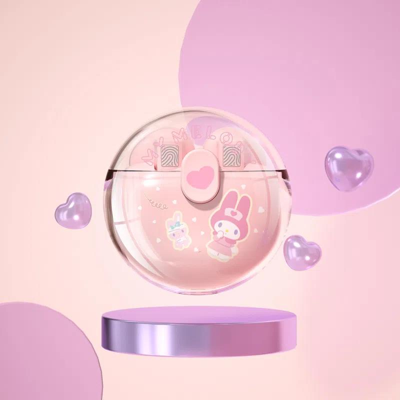 Tai Nghe Nhét Tai Không Dây Bluetooth Chống Tiếng Ồn Có Micro Sanrio LY-318 TWS