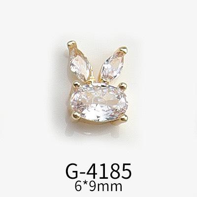 Charm nail thỏ đính đá cao cấp hot trend