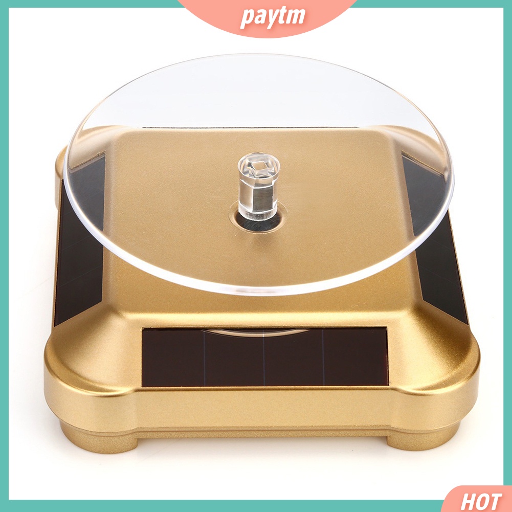 [PTM] Giá Đỡ Trưng Bày Vòng cổ / Vòng Tay Xoay Tự Động Sử Dụng Năng Lượng Mặt Trời