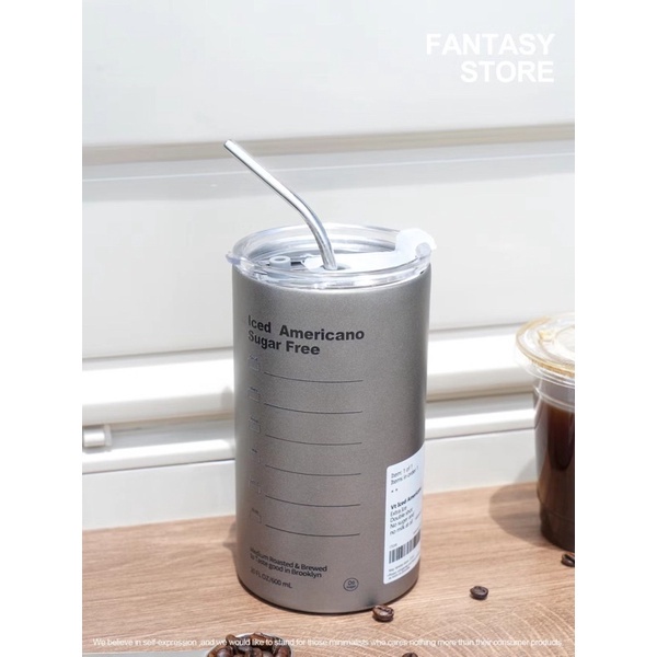 Cốc Giữ Nhiệt Thái Lan 900ml Chống Trào Tiện Lợi   Tặng Kèm Full Bộ Phụ Kiện Ống Hút