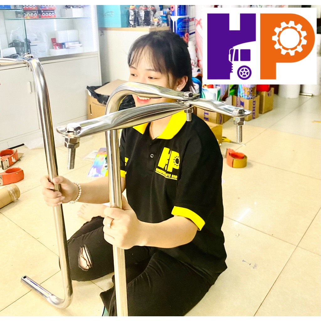 Gọng Gương Zin - Gọng Gương Inox - Gọng Gương Xe Tải Hino 500 - Hino Đầu Kéo