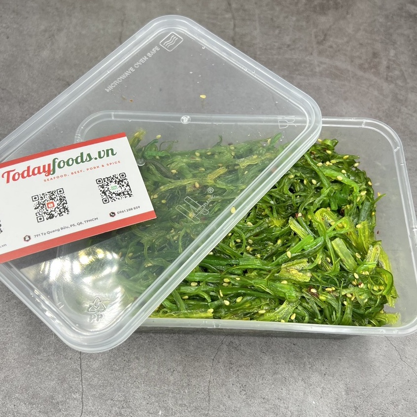 [CHỈ GIAO HCM] Rong biển tươi trộn mè Hiyashi Wakame [Marine Foods] Nhật Bản ăn liền.
