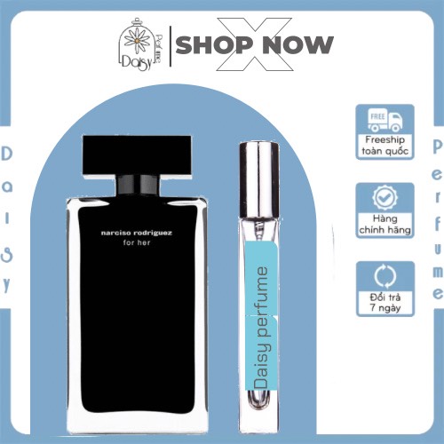 ⁻ᴰᵃᶦˢʸ⁻ Nước Hoa Nữ 𝗡𝗮𝗿𝗰𝗶𝘀𝗼 𝗥𝗼𝗱𝗿𝗶𝗴𝘂𝗲𝘇 Nar For Her EDT Chai 10ml