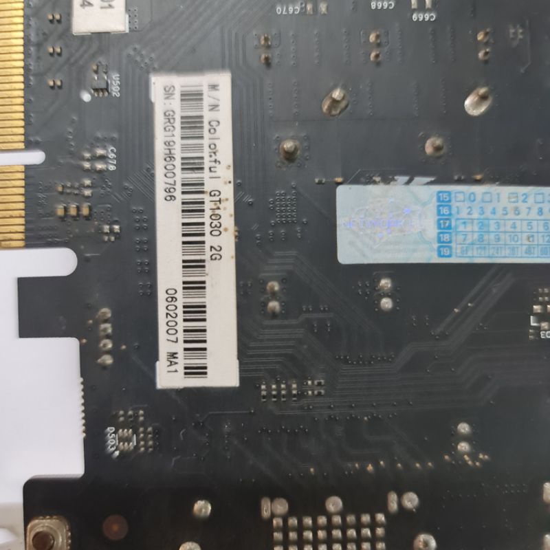 VGA Colorful GT 1030 2GB D5 Single Fan CŨ | BigBuy360 - bigbuy360.vn