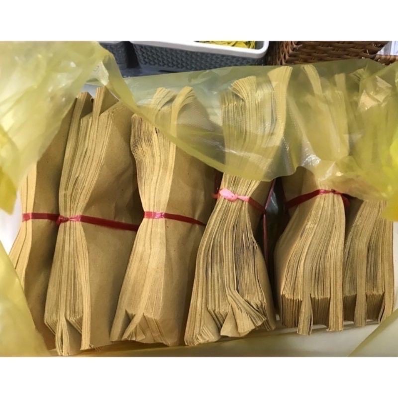 100 túi giấy đựng bánh tráng nướng 25k