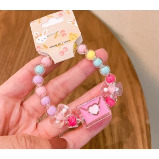 Vòng Tay Hạt Charm Làm Từ Acrylic