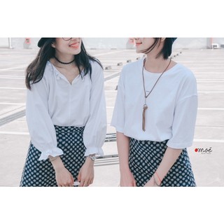 Chân váy suông xẻ sau