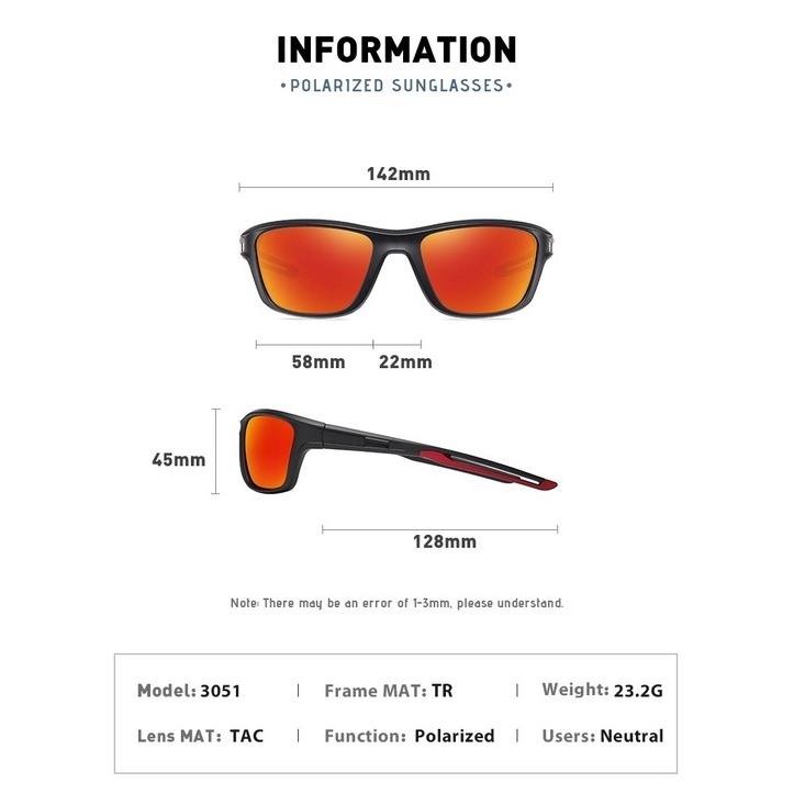 Mắt Kính Thể Thao Ngoài Trời AORON Chuyên Dụng Chống Tia UV Chịu Lực Bảo Vệ Mắt Giảm Chấn Thương- AK055