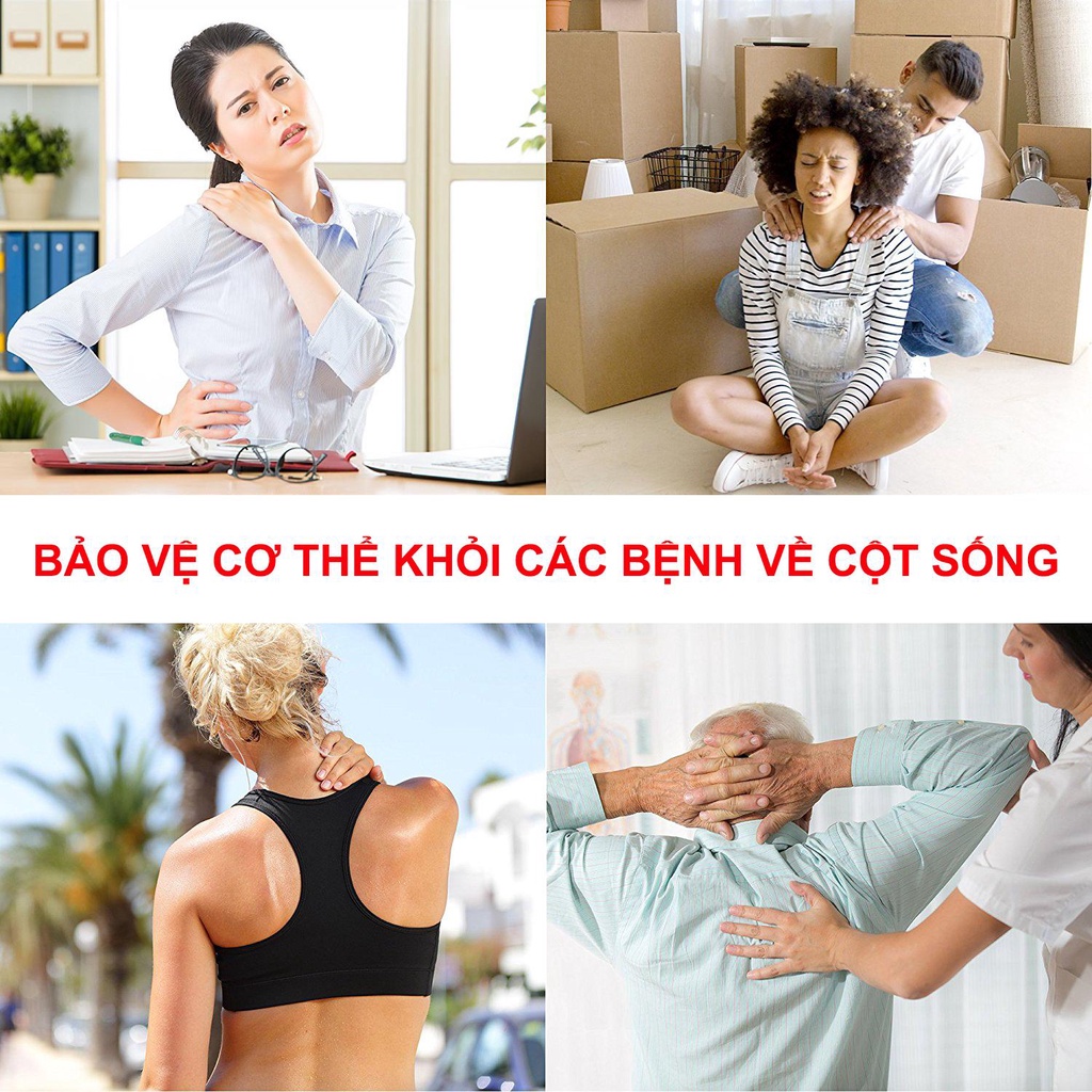 Đai Lưng Chống Gù Hãng Amalife Hỗ Trợ Giảm Cong Vẹo Cột Sống Cải Thiện Vóc Dáng - Đai Chống Gù Lưng Nhật Bản Cao Cấp