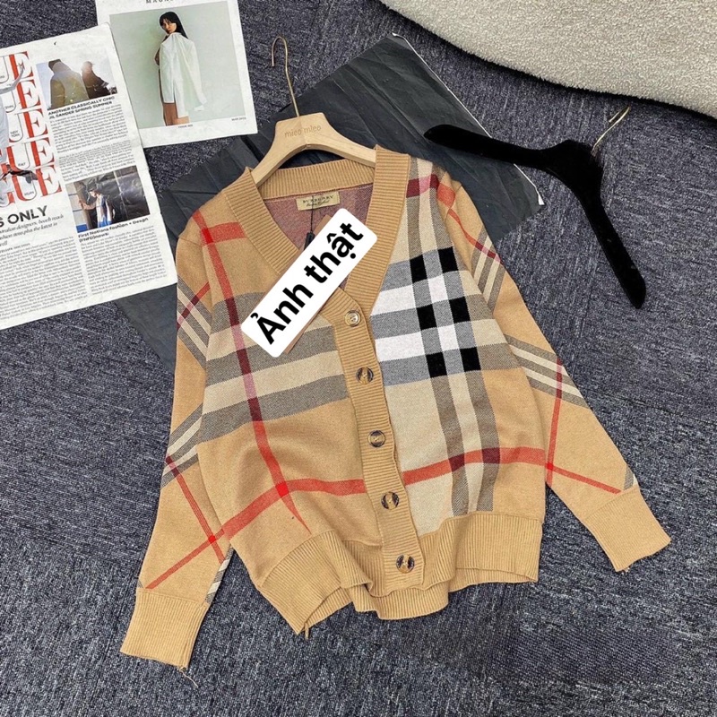 Áo len cadigan BBR form giấu quần hàng QCL1