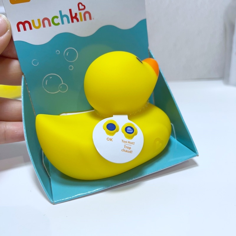 Vịt vàng đồ chơi báo nóng nước tắm Munchkin