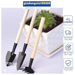 Bộ dụng cụ mini trồng cây, trồng hoa trong chậu ( làm vườn )