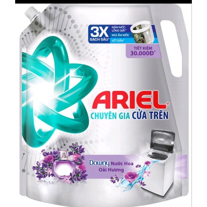 Nước Giặt ARIEL Cửa Trên Hương Hoa Oải Hương 1.8Kg