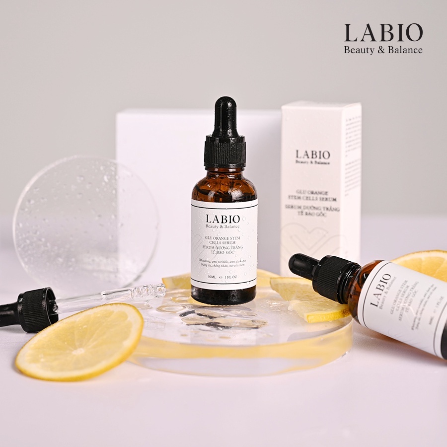 Combo Sữa Rửa Mặt & Serum Chống Lão Hóa, Dưỡng Trắng Sáng, Cấp Ẩm, Căng Khỏe Da LABIO Glutathione