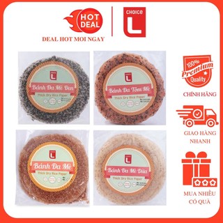 Bánh Đa Tôm Mè Đen/Mè Trắng/Mè Dừa/Mè Gạo Lức Choice L Gói 500G