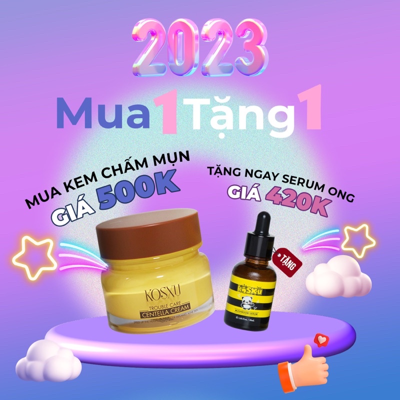 Kem chấm giảm mụn KOSXU