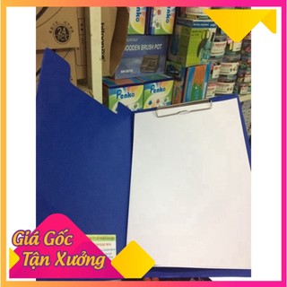 Bảng trình ký A4 Simili màu xanh dương