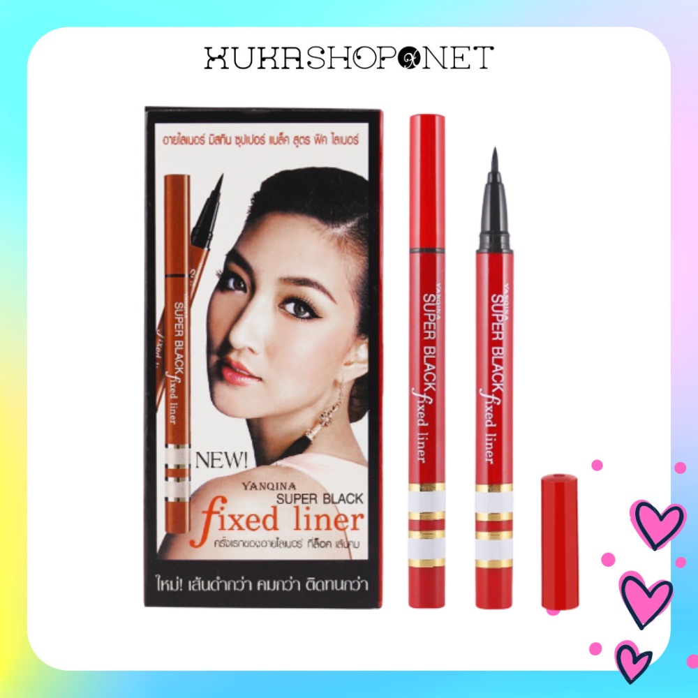 Kẻ mắt nước Mistine Thái Lan Super Black Fixed Eye Liner
