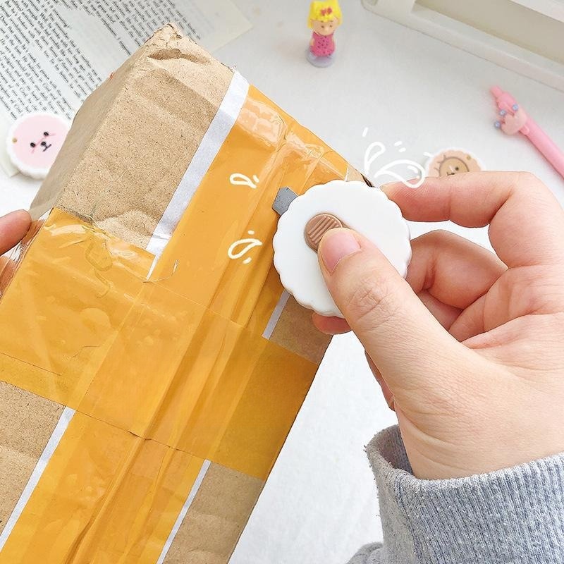 Dao Rọc Giấy Kuromi Đám Mây Mini Dạng Bút Cà Rốt Cute Bò Sữa VPK25-GAU