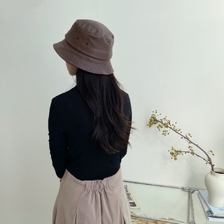 Nón da cá tính dáng bucket Modleaf Hestia hat Hàn Quốc