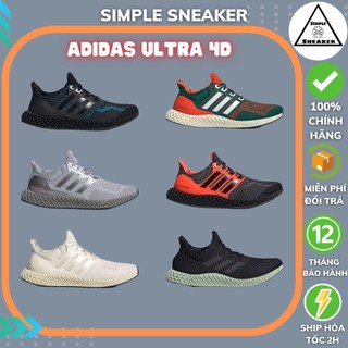 Giày Adidas Ultra 4D 5 🔴CHÍNH HÃNG🔴 Adidas Ultra4D 6 Phối Màu - Giày Chạy Công Nghệ In 3D Hiện Đại - Simple Sneaker