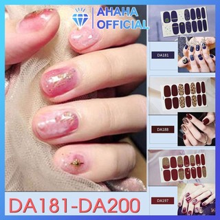 Nail Wraps Set Dán móng tay 14 miếng nhiều mẫu DA181-200
