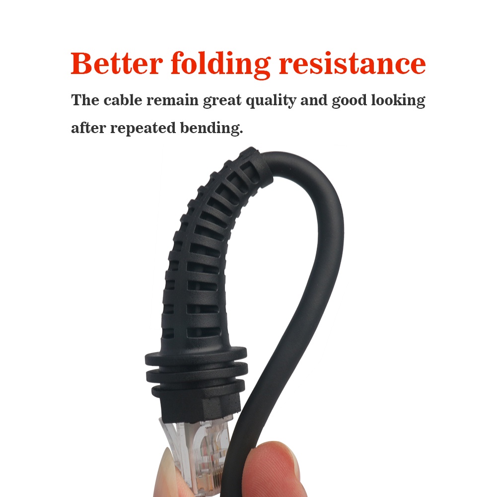 Dây Cáp USB 3M Cho Máy Quét Mã Vạch / Mã Vạch RJ45 1900Ggd 1900iSR 1902GSR 1300G 1250G MS7580 1450G MS7980G 1400G 1200G 1910 191191111920G Ms7911119191111