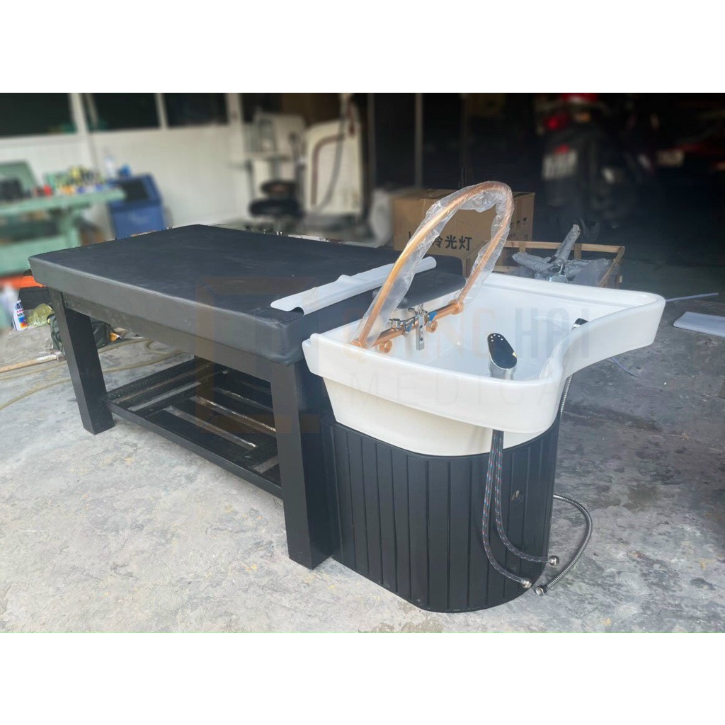 Ghế gội đầu dưỡng sinh 2in1 bồn sứ