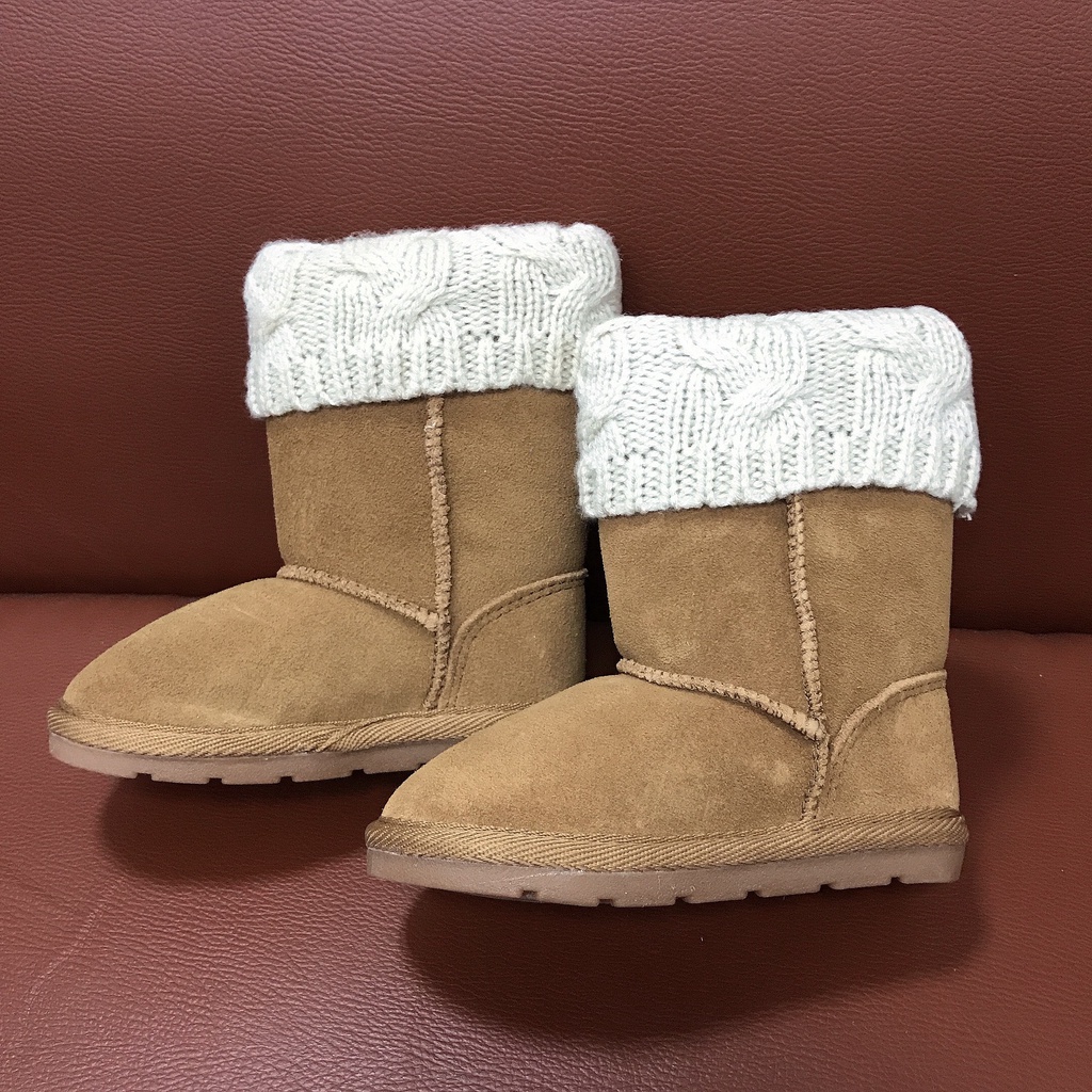 Boot da lộn màu nâu trẻ em hàng xuất dư,vnxk