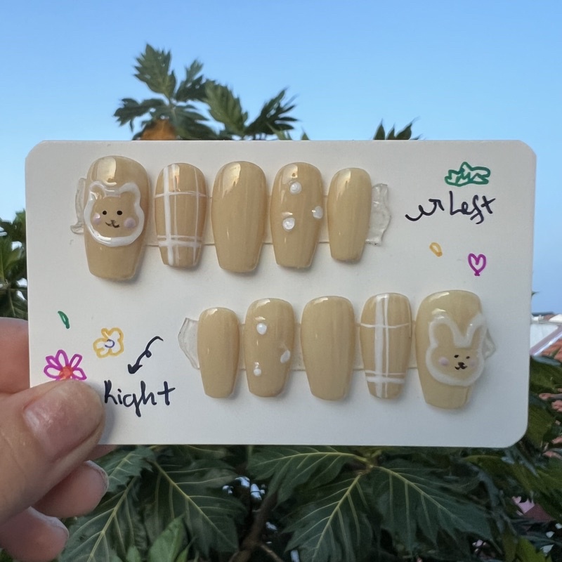 Nailbox gấu ảnh thật C06