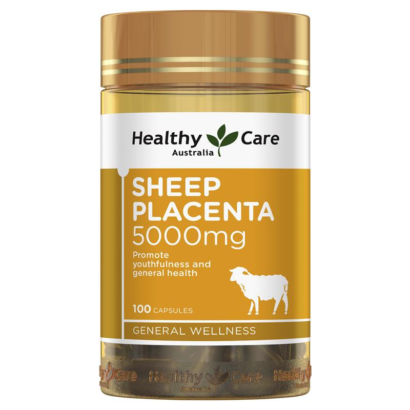 (HẠN DÙNG 2.2024) Nhau thai cừu Healthy Care Sheep Placenta 100 viên